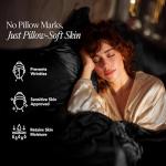 Stoa Paris Queen Satin Sheet Set - Black