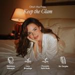 Stoa Paris Queen Satin Sheet Set - Black