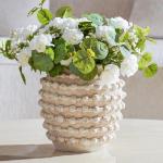 Beige Rustic Farmhouse Boho Decorative Vase