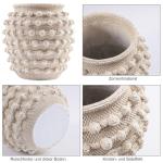 Beige Rustic Farmhouse Boho Decorative Vase