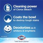 Clorox Toilet Bowl Cleaner, Rain Clean, 24 oz Bundle