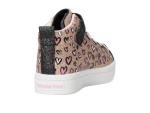 Skechers Girls TWI-Lites Kitty Sneaker, Rosegold