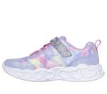 Skechers Girls Heart Lights Sneakers, Lavender 13.5