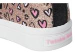 Skechers Girls TWI-Lites Kitty Sneaker, Rosegold