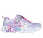 Skechers Girls Heart Lights Sneakers, Lavender 13.5