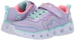 Skechers Heart Lights Sneakers for Girls, Lavender