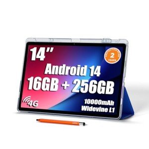 14" Android Tablet, 16GB RAM, 256GB Storage
