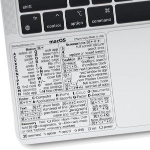 Mac OS Shortcuts Stickers for Easy Use
