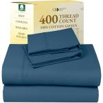 Peacock Blue Queen Sheet Set, 400 TC Cotton