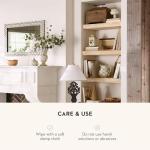 MacKenzie-Childs Decorative Desk Clock - Gray/White