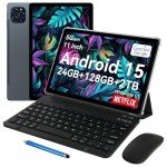 TABWEE 11-Inch Android Tablet with Keyboard & Stylus