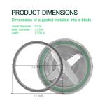 HESSION Rubber Gasket Rings for Nutribullet 900