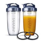 NutriBullet 32oz Replacement Cups 2-Pack with Lids
