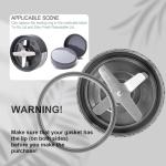 HESSION Rubber Gasket Rings for Nutribullet 900