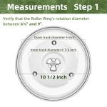 Gemroom 10.5" Microwave Turntable Glass Plate