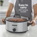 Hamilton Beach 6-Quart Slow Cooker with Glass Lid