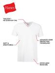 Hanes Men’s Moisture-Wicking V-Neck Tee - 6 Pack