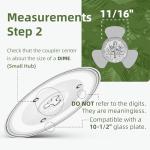 Gemroom 10.5" Microwave Turntable Glass Plate