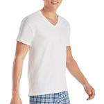 Hanes Men’s Moisture-Wicking V-Neck Tee - 6 Pack