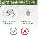 Gemroom 10.5" Microwave Turntable Glass Plate