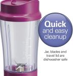 Hamilton Beach Portable Blender for Smoothies, 14 Oz