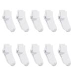 Hanes Women's Moisture-Wicking Ankle Socks, 10 Pack