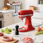 FOKIEE Meat Grinder Attachment for KitchenAid Mixer