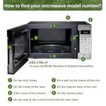 Gemroom 10.5" Microwave Turntable Glass Plate