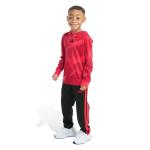 adidas Boys Camo Hoodie and Pant Set, Pure Ruby