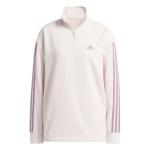 adidas Women's Fleece Quarter-Zip Sweatshirt, Wonder Quartz