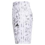 adidas Boys' Camo Elastic Waist Shorts, White/Grey