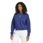 adidas Women's Dark Blue Logo Fleece Sweatshirt