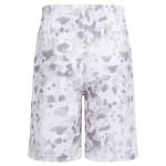adidas Boys' Camo Elastic Waist Shorts, White/Grey