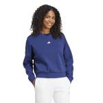 adidas Women's Dark Blue Logo Fleece Sweatshirt
