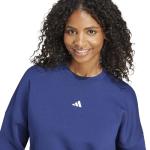 adidas Women's Dark Blue Logo Fleece Sweatshirt