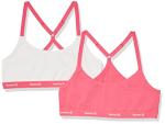 Hurley Girls' Pink/White Bralette 2-Pack