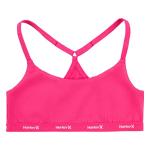 Hurley Girls' Pink/White Bralette 2-Pack
