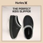Hurley Kids Modi Slip-On Slippers, Warm & Durable