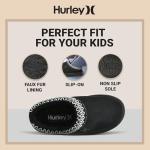 Hurley Kids Modi Slip-On Slippers, Warm & Durable