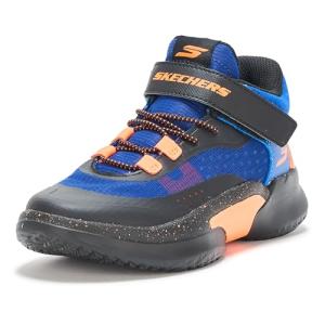 SKECHERS Boys Hooper-Hero Sneakers, Blue/Black