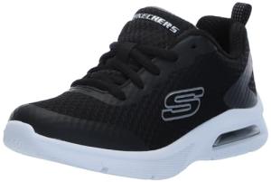 Skechers Boys' Black Microspec Max Sneakers, Size 4