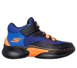 SKECHERS Boys Hooper-Hero Sneakers, Blue/Black