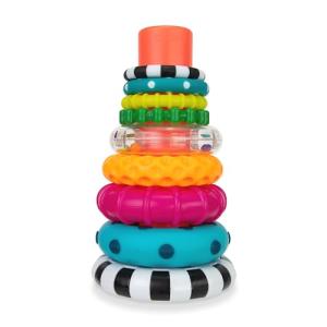 Sassy Stacks Circles Stacking Ring Toy for Kids