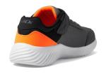 SKECHERS Boys' Bounder Trekzic Sneaker, Charcoal/Orange