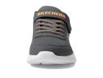 SKECHERS Boys' Bounder Trekzic Sneaker, Charcoal/Orange