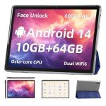 10-Inch Android 14 Tablet with Octa-Core Processor