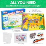 Montessori Busy Book for Toddlers Ages 3-5