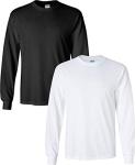 Gildan Men's Heavy Cotton Long Sleeve T-Shirts - 2 Pack