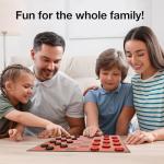 Kangaroo Strategy Checker Board Game for All Ages