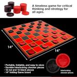 Kangaroo Strategy Checker Board Game for All Ages